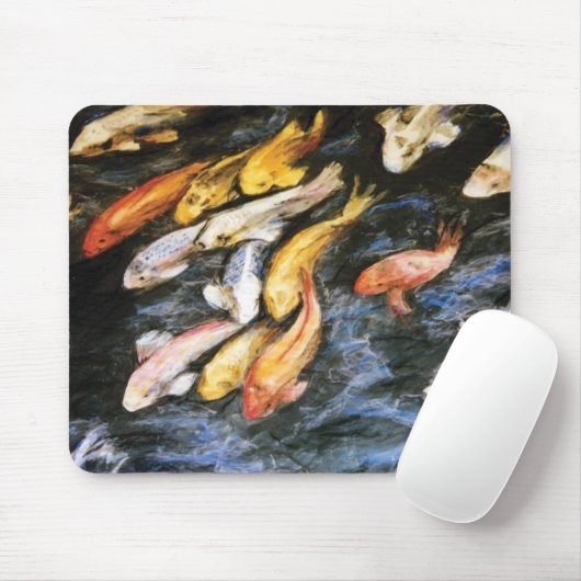 Koi Fish Mousepad Muismat (Met muis)
