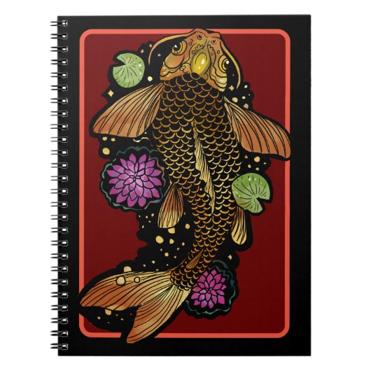 Koi Fish Notitieboek (Voorkant)