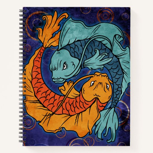Koi Fish Notitieboek (Voorkant)