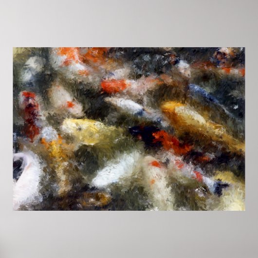 KOI FISH OF SANJUSANGENDO TEMPLE - KYOTO JAPAN POSTER (Voorkant)