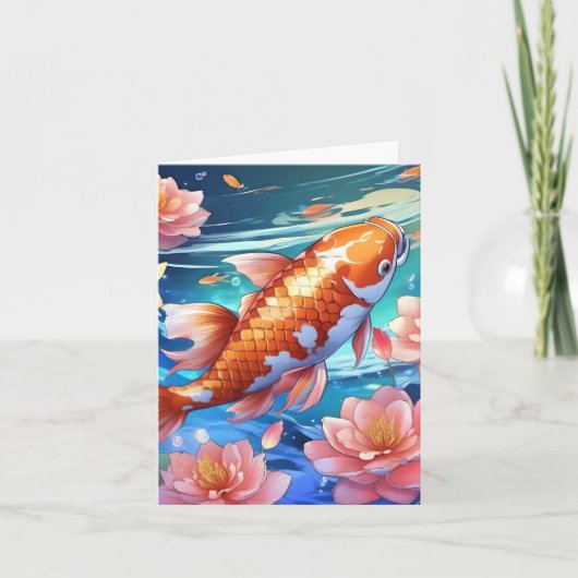 Koi Fish-onderzoek P Kaart (Voorkant)