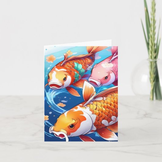 Koi Fish-onderzoek R Kaart (Voorkant)