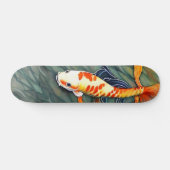 Koi Fish Painting Japan Kunst Persoonlijk Skateboard (Horizontaal)