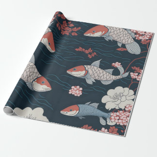 Koi Fish Pattern Cadeaupapier