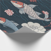 Koi Fish Pattern Cadeaupapier (Hoek)