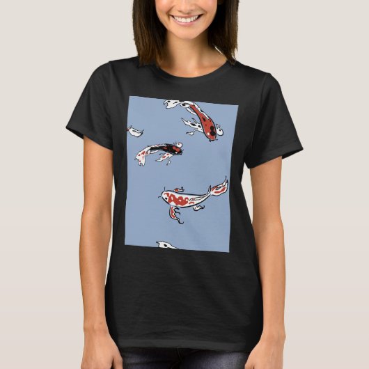 Koi Fish Pattern Telefoon Case T-shirt (Voorkant)