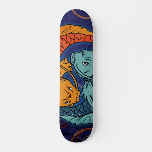 Koi Fish Persoonlijk Skateboard (Voorkant)