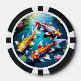 Koi Fish Poker Chips