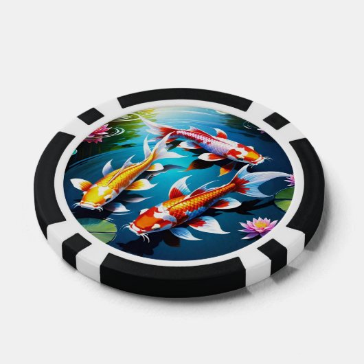Koi Fish Poker Chips (Enkel)