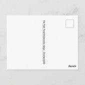 Koi Fish Pond beige Waterverf Briefkaart (Achterkant)