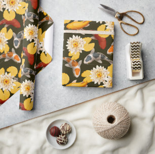 Koi Fish Pond Cadeaupapier