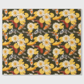 Koi Fish Pond Cadeaupapier (Vlak)