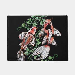 Koi Fish Pond Kois Ivy Japanse visvijver Deurmat