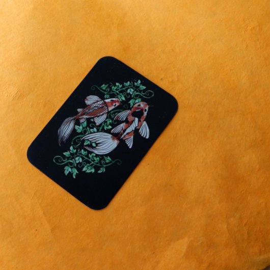 Koi Fish Pond Kois Ivy Japanse visvijver Kaart