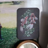 Koi Fish Pond Kois Ivy Japanse visvijver Kaart