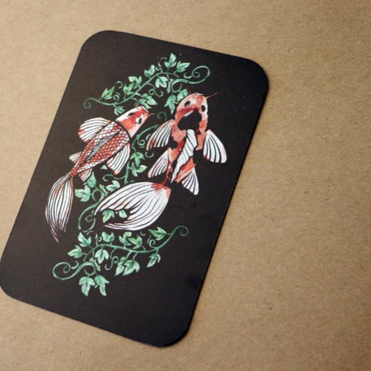 Koi Fish Pond Kois Ivy Japanse visvijver Kaart