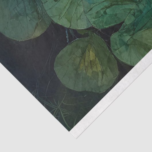 Koi Fish Pond Lily Pads Tissuepapier (Detail)
