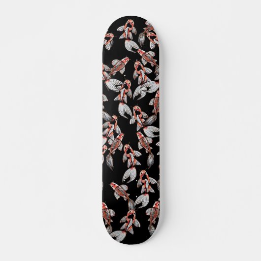 Koi Fish Pond Lovers Natuur Art Koi Ponds Persoonlijk Skateboard (Voorkant)