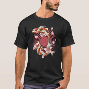 Koi Fish Pond Sakura Nishikigoi Cherry Blossom Koi T-shirt