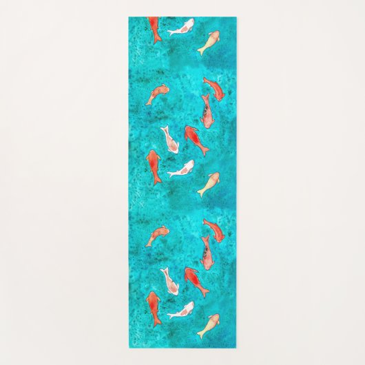 Koi Fish Pond Yogamat (Voorkant)
