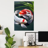 Koi Fish Poster (Thuiskantoor)