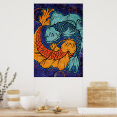 Koi Fish Poster (Keuken)