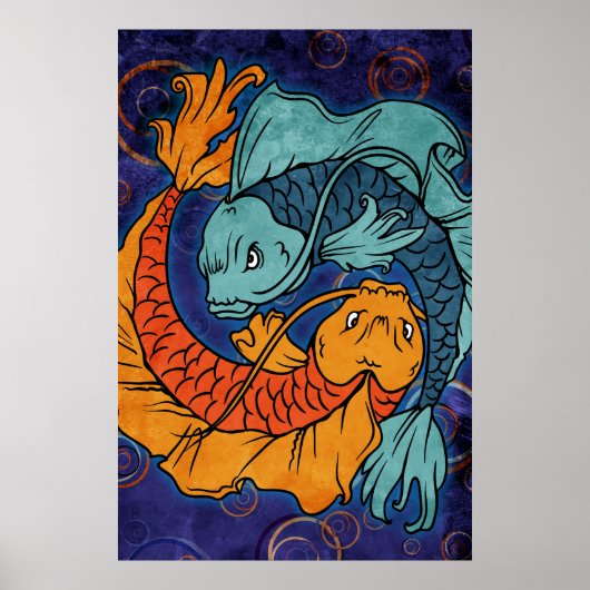 Koi Fish Poster (Voorkant)