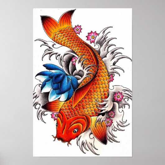 Koi Fish Poster (Voorkant)