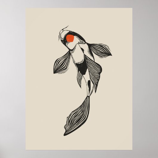 Koi Fish Poster (Voorkant)