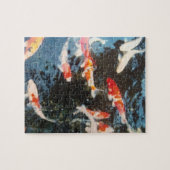 Koi Fish Puzzle Fish Foto Jigzaag Puzzle Fishfun Legpuzzel (Horizontaal)