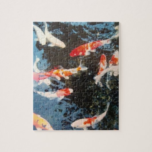 Koi Fish Puzzle Fish Foto Jigzaag Puzzle Fishfun Legpuzzel (Verticaal)