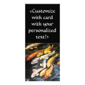 Koi Fish Rack Card Reclamekaart (Voorkant)