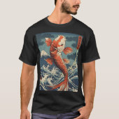 Koi Fish Rising – Ocean Spirit T-shirt (Voorkant)