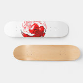 Koi Fish: Rode stip Persoonlijk Skateboard (Horizontaal)