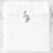 Koi Fish Ronde Sticker (Tas)