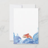 KOI FISH RSVP CARD KAART (Achterkant)