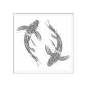 Koi Fish Rubberstempel (Afrduk)