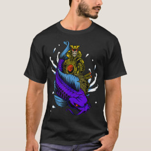 Koi Fish Samurai Japanse Warrior T-shirt