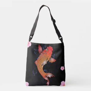 Koi Fish Sealife Crossbody Tas