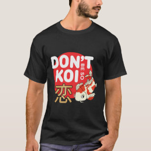 Koi Fish Showa Sanke Japans Koi Nishikigoi Karper T-shirt