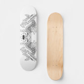 Koi Fish Skateboard (Voorkant)