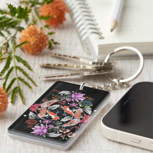 Koi Fish Sleutelhanger (Voorkant Rechts)