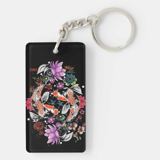 Koi Fish Sleutelhanger (achterkant)