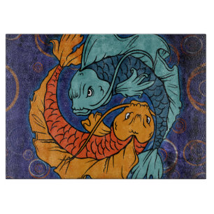 Koi Fish Snijplank