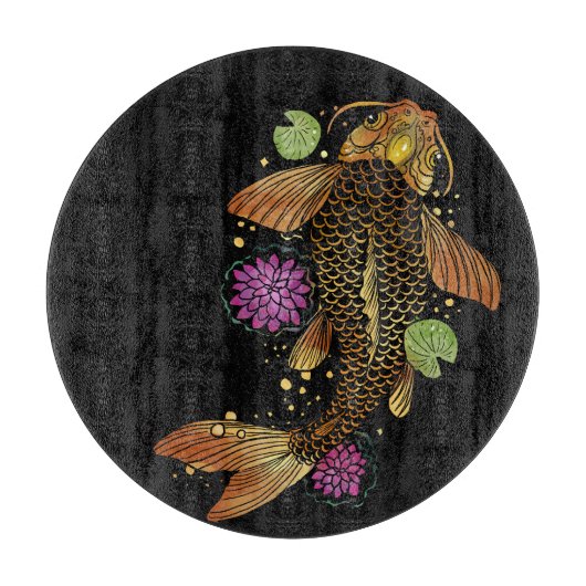 Koi Fish Snijplank (Voorkant)