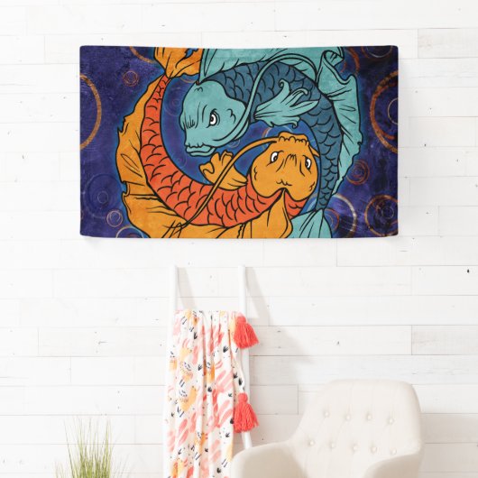 Koi Fish Spandoek (Insitu)