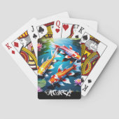 Koi Fish-spelkaarten Pokerkaarten (Achterkant)