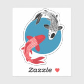 Koi Fish Sticker (Vel)