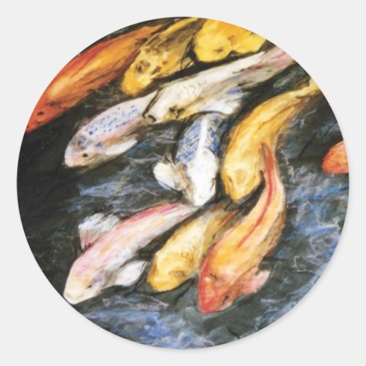 Koi Fish Sticker (Voorkant)