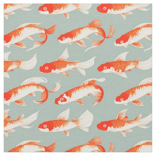 Koi Fish Stof (Close Up)